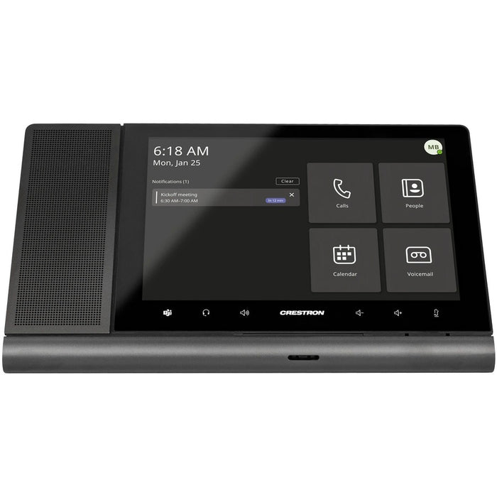 Crestron Flex UC-P10-T IP Phone - Corded/Cordless - Wi-Fi, Bluetooth - Desktop, Wall Mountable