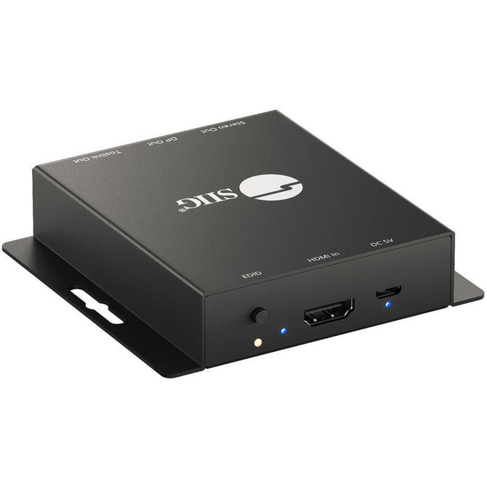 SIIG HDMI 2.0 to DisplayPort 1.2 Converter with Audio Extractor