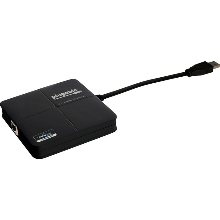 Plugable USB 3.0 Universal Mini Laptop Docking Station for Windows and Mac