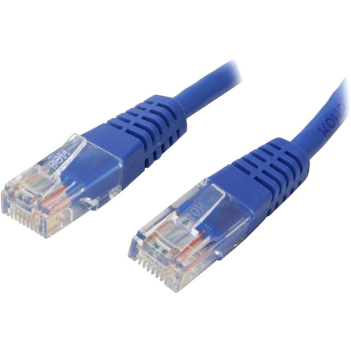 StarTech.com 1 ft Blue Molded Cat5e UTP Patch Cable