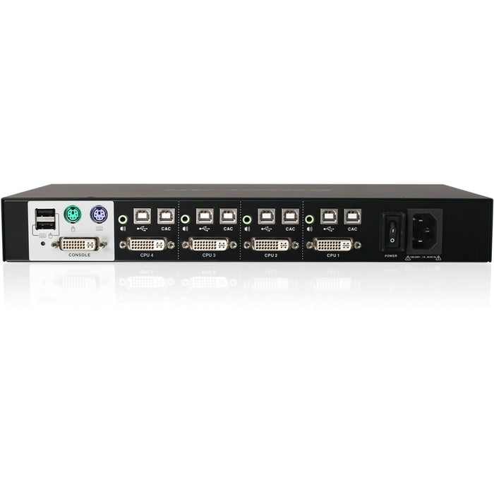 IOGEAR 4-Port Dual-Link DVI Secure KVM Switch (TAA)