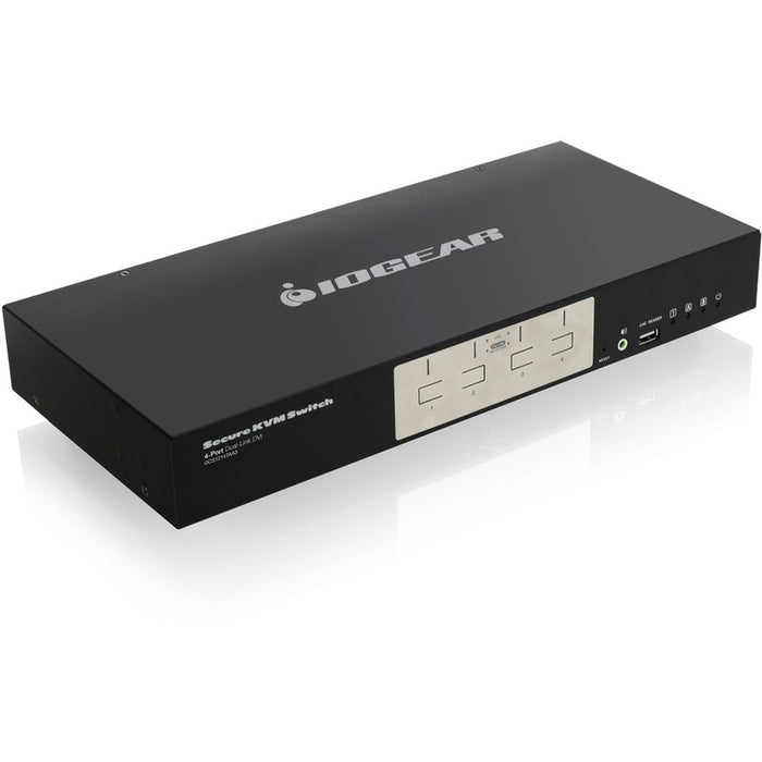 IOGEAR 4-Port Dual-Link DVI Secure KVM Switch (TAA)