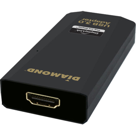 Diamond Multimedia USB 3.0 to DVI/HDMI Video Graphics Adapter up to 2560�1440 / 1920�1080 (BVU3500H)