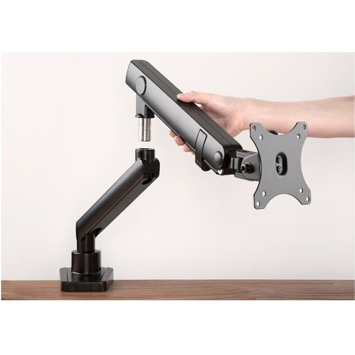 Aluminum Mechanical Spring Single Monitor Arm Mount - 17" to 32"