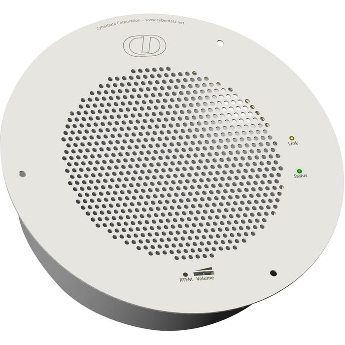 CyberData Speaker System - White