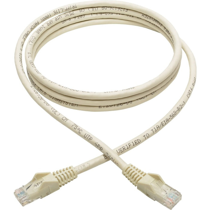 Tripp Lite 6ft Cat6 Snagless Molded Patch Cable UTP White RJ45 M/M 6'