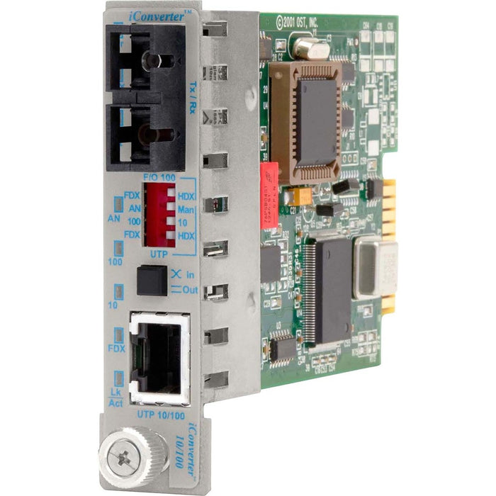 iConverter 10/100 Ethernet Fiber Media Converter RJ45 SC Multimode 5km Module