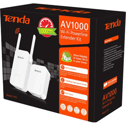 Tenda AV1000 Wi-Fi Powerline Extender Kit
