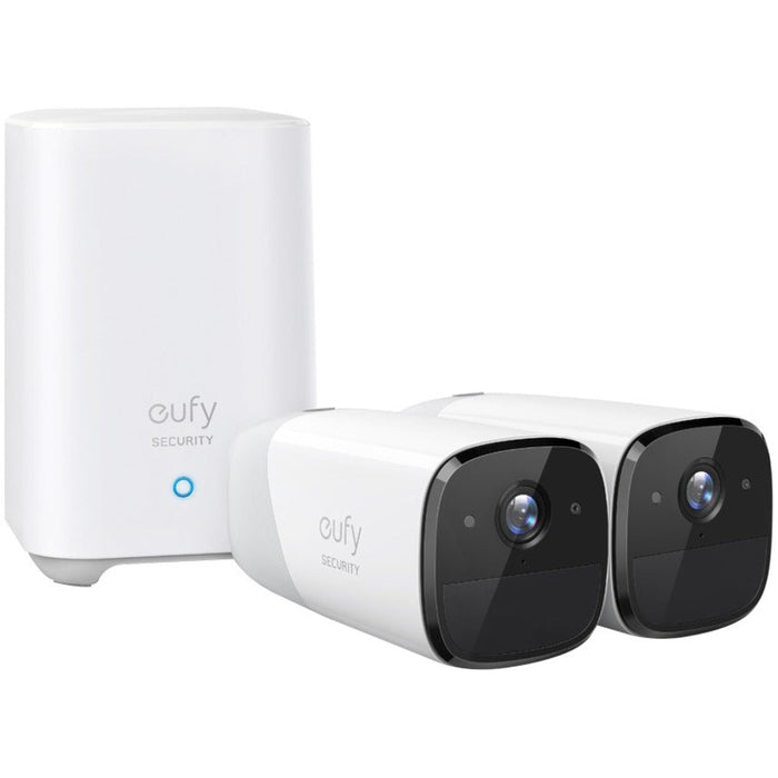 eufy Security eufyCam 2 Wireless Home Security Camera System, 365-Day Battery Life, HD 1080p, IP67 Weatherproof, Night Vision, Compatible with Apple HomeKit, Amazon Alexa, 1-Cam Kit, No Monthly Fee
