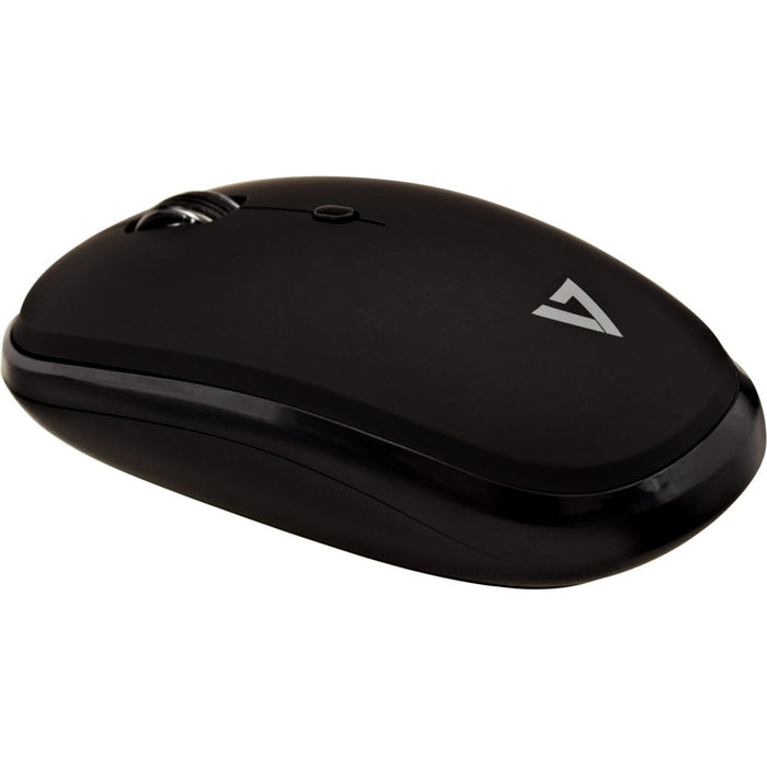 V7 Bluetooth Silent 4-Button Mouse - Black