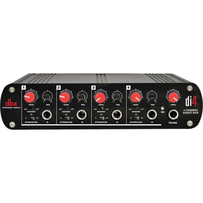 dbx Active 4 Channel Direct Box with Line Mixer