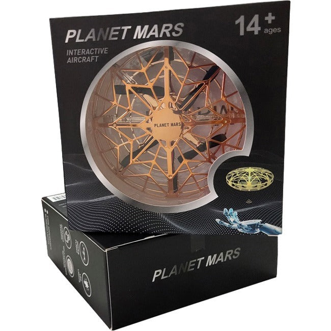MYEPADS Hover Star- Motion Controlled UFO- Includes Glowing LED Lights- Rosegold