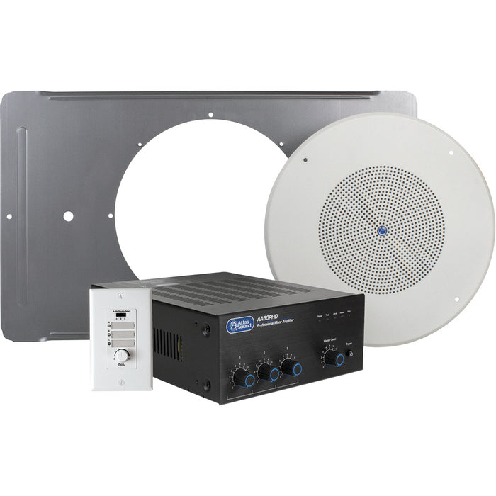 Atlas Sound EZSYS-BGM-CPHD Speaker/Amplifier Kit