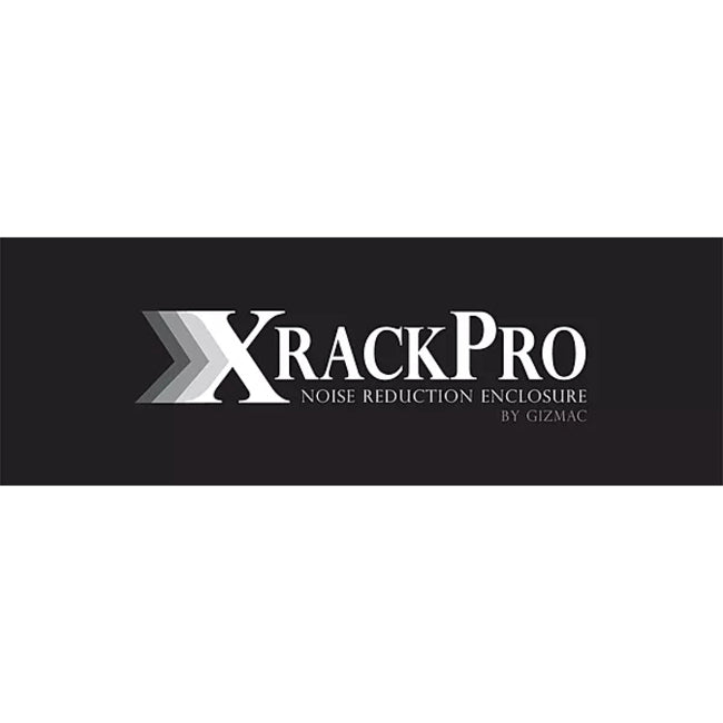 XrackPro XR-NRE2-US-BLK Noise Reduction Enclosure Rack Cabinet