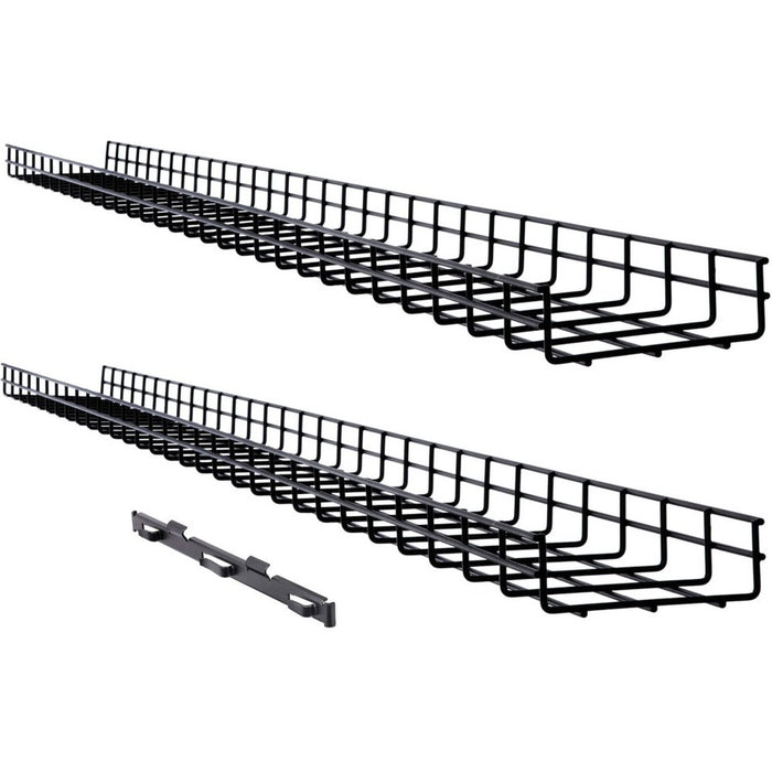 Tripp Lite Wire Mesh Cable Tray - 150 x 50 x 1500 mm (6 in. x 2 in. x 5 ft.), 2-Pack