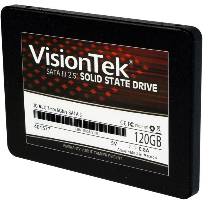 VisionTek 120GB 3D MLC 7mm 2.5" SSD