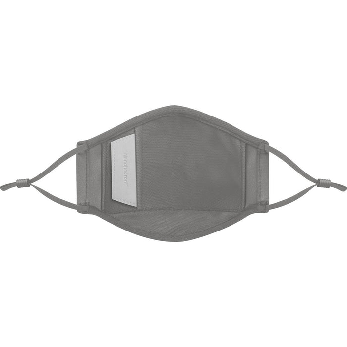 Moshi OmniGuard&trade; Mask with 3 Replaceable Nanohedron Filters - Space Gray (S) PM 0.075 Filtration, Anti-bacterial Treatment, Washable and Reusable, Includes Carry Pouch