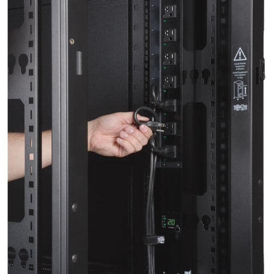 Tripp Lite 48U Rack Enclosure Server Cabinet Co-Location w/ Doors & Sides