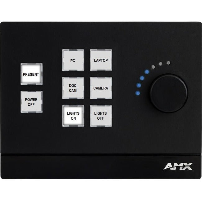 AMX 8-Button Massio Keypad With Knob