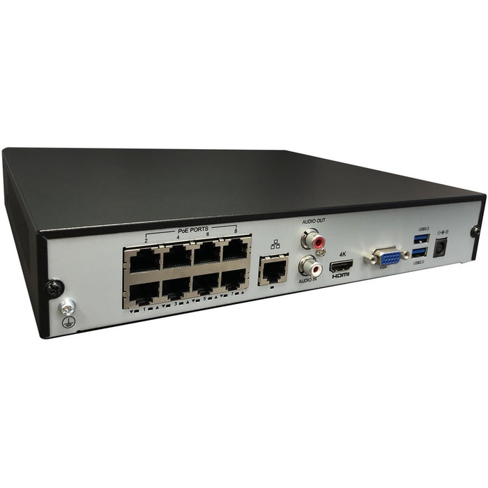 Gyration 8-Channel Network Video Recorder With PoE, TAA-Compliant