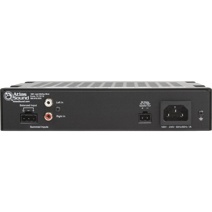 AtlasIED PA60G Amplifier - 60 W RMS - 1 Channel