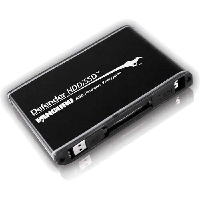 Kanguru Defender SSD Hardware Encrypted Secure USB3.0 External Solid State Drive, 480G