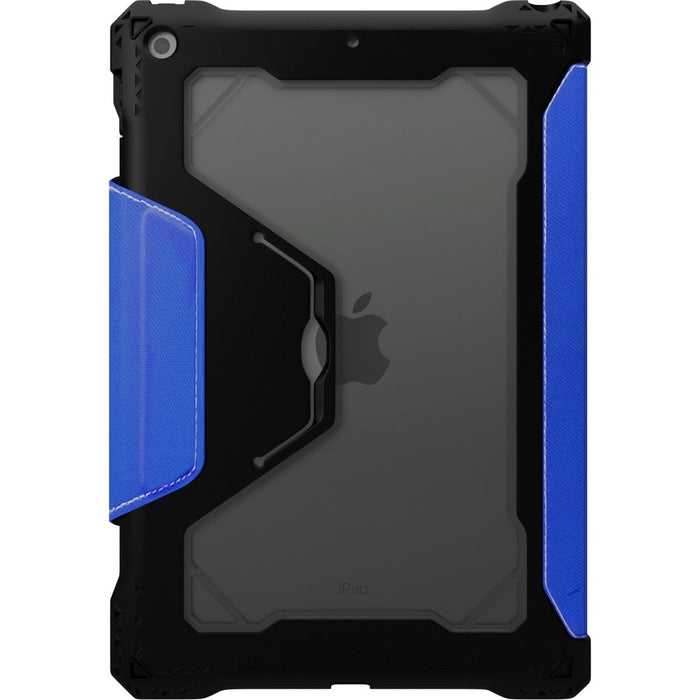 MAXCases Extreme Folio-X Rugged Carrying Case (Folio) for 10.2" Apple iPad Air (2019) Tablet - Blue, Clear