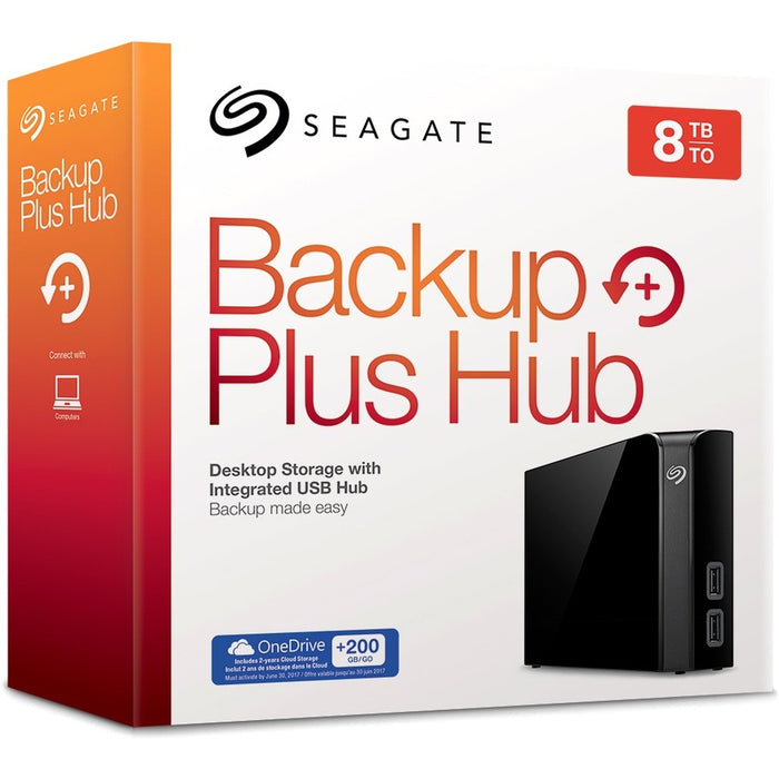 Seagate-IMSourcing Backup Plus Hub STEL8000200 8 TB Hard Drive - 3.5" External
