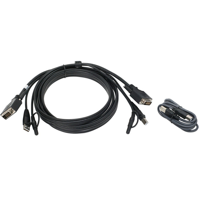 IOGEAR 10 Ft. DVI, USB KVM Cable Kit with Audio (TAA)