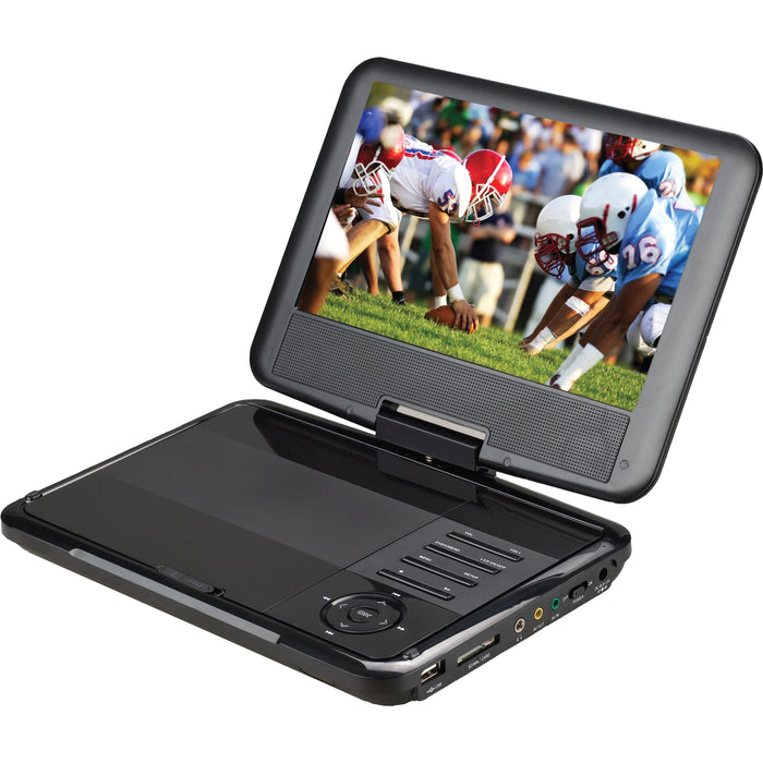 Supersonic SC-179DVD Portable DVD Player - 9" Display - 800 x 480 - Black
