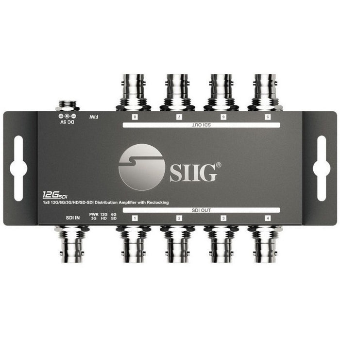 SIIG 1x8 12G SDI Distribution Amplifier - 70M