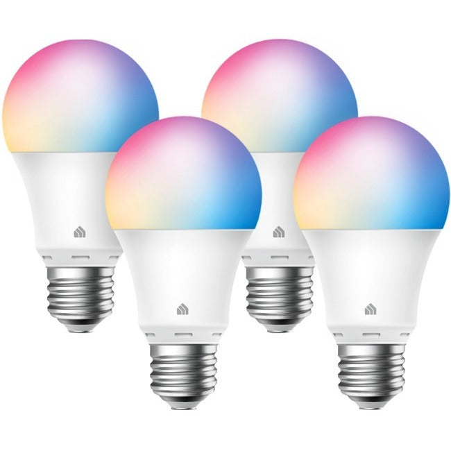 TP-Link Kasa Smart KL125P4 (4-pack) - Kasa Smart Light Bulbs, Multicolor