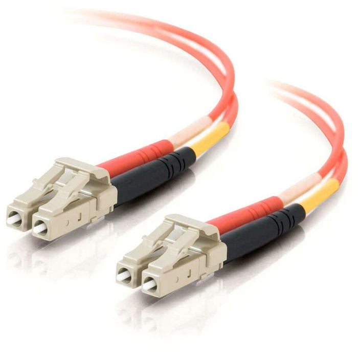 C2G-4m LC-LC 50/125 OM2 Duplex Multimode PVC Fiber Optic Cable (LSZH) - Orange