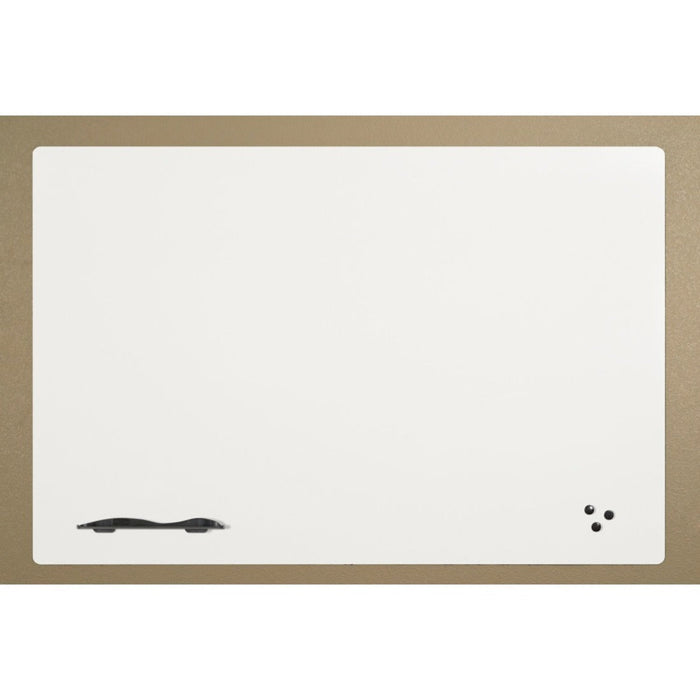 MooreCo Elemental Frameless Whiteboard - Gloss White