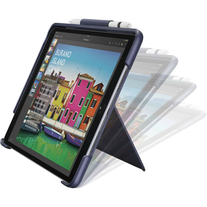 Logitech Slim Combo Keyboard/Cover Case (Folio) for 10.5" Apple iPad Pro Tablet - Black