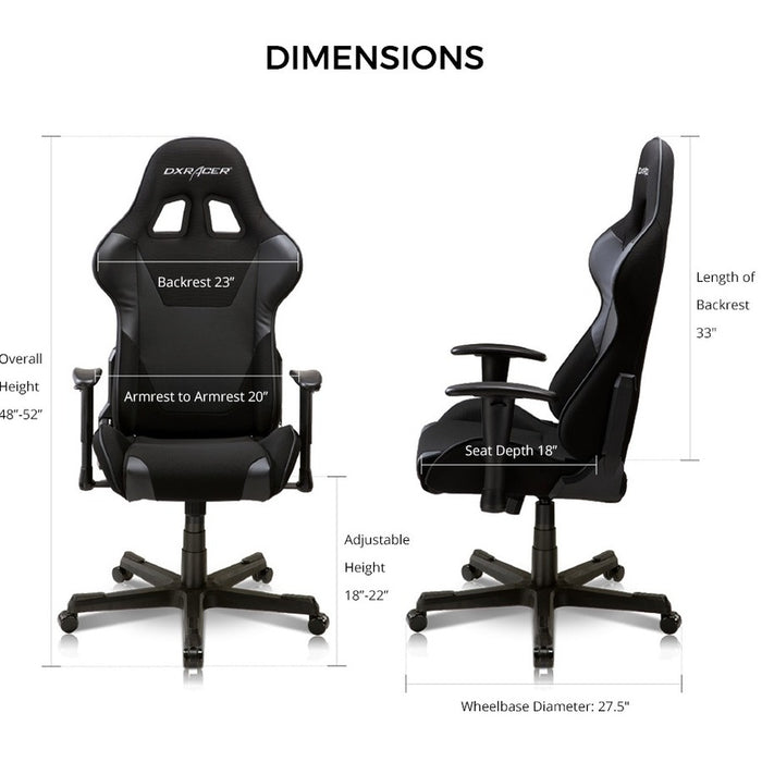 DXRacer Formula Series Conventional Mesh and PU Leather FD101/N
