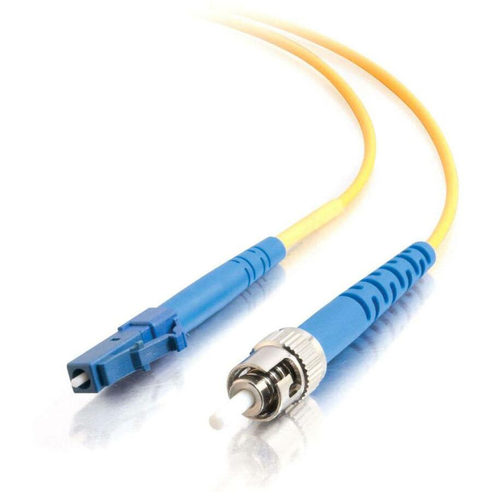 C2G-20m LC-ST 9/125 OS1 Simplex Singlemode Fiber Optic Cable (Plenum-Rated) - Yellow
