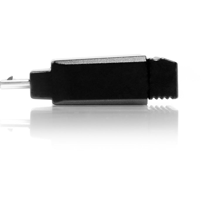 Verbatim 32GB Nano USB Flash Drive with USB OTG Micro Adapter - Black