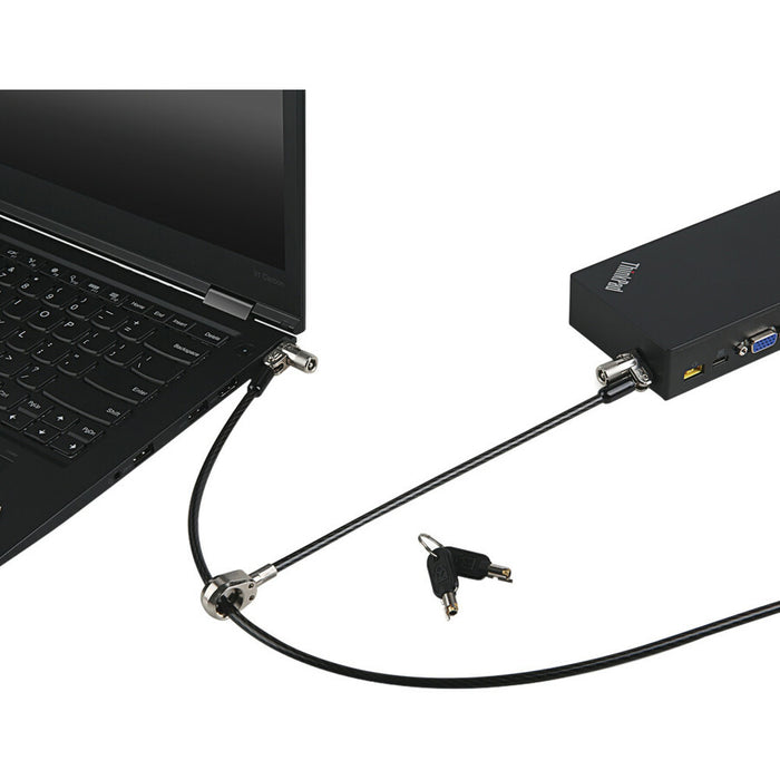 Lenovo Kensington MicroSaver DS 2.0 MasterKey Twin Head Cable Lock
