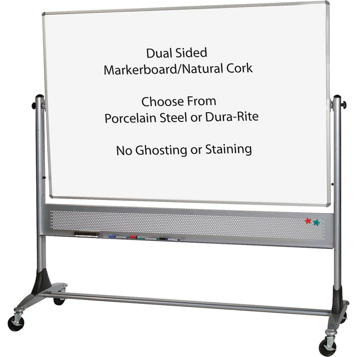 MooreCo Platinum Reversible Melamine/Cork Board