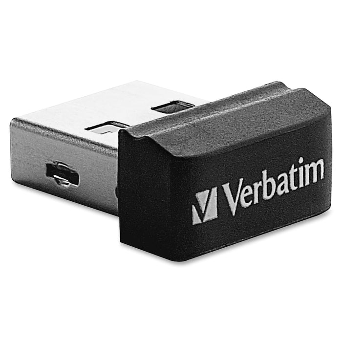 Verbatim 32GB Store 'n' Stay Nano USB Flash Drive - Black