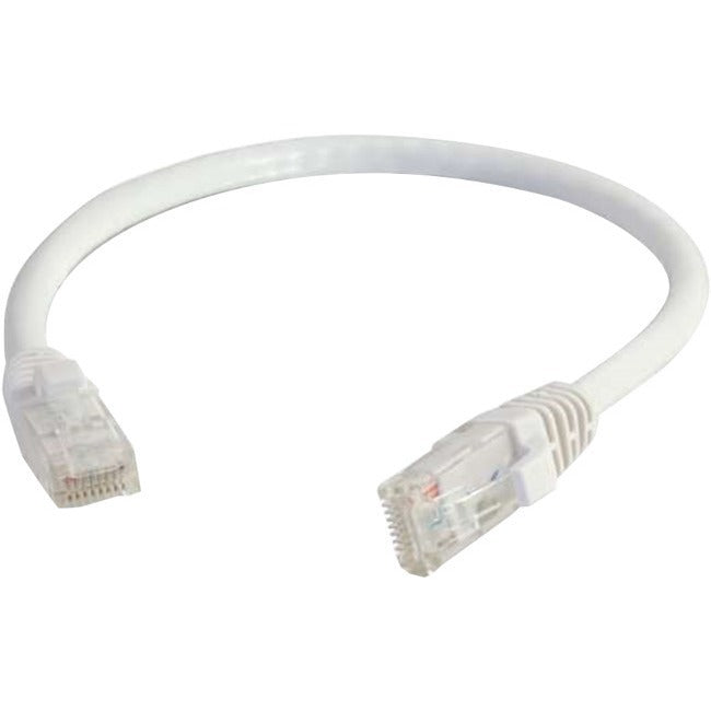 Quiktron 7FT Value Series CAT6 Booted Patch Cord - White