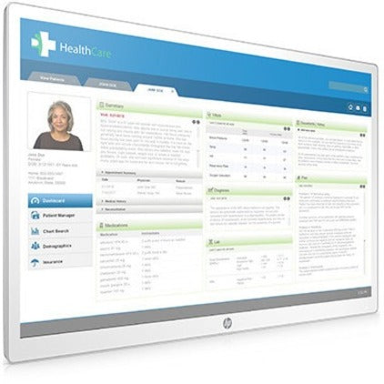 HP Healthcare Edition HC271 27" WQHD LED LCD Monitor - 16:9 - White