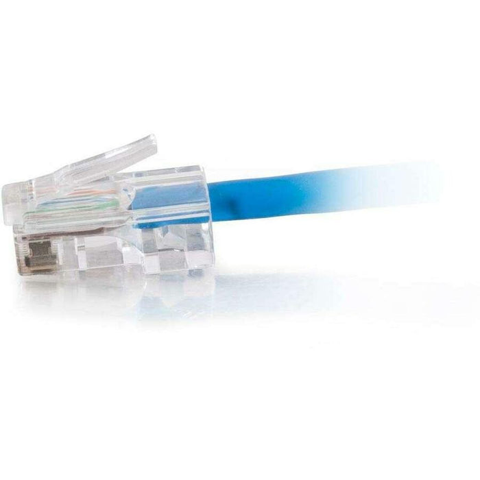 C2G 100ft Cat5e Non-Booted Unshielded (UTP) Network Patch Cable (Plenum Rated) - Blue