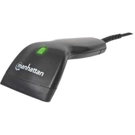 Manhattan Contact CCD Handheld Barcode Scanner, USB, 55mm Scan Width, Cable 150cm, Max Ambient Light 50,000 lux (sunlight), Black, Three Year Warranty, Box