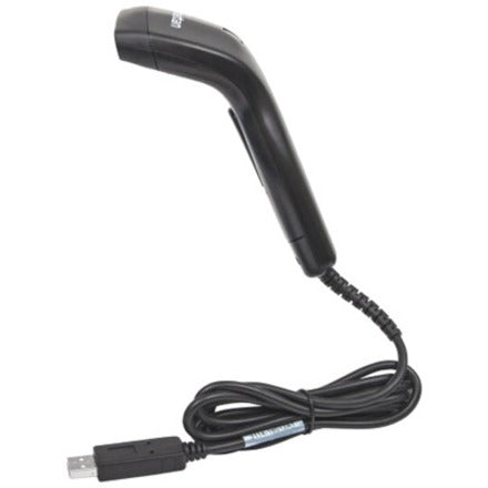 Manhattan Contact CCD Handheld Barcode Scanner, USB, 55mm Scan Width, Cable 150cm, Max Ambient Light 50,000 lux (sunlight), Black, Three Year Warranty, Box
