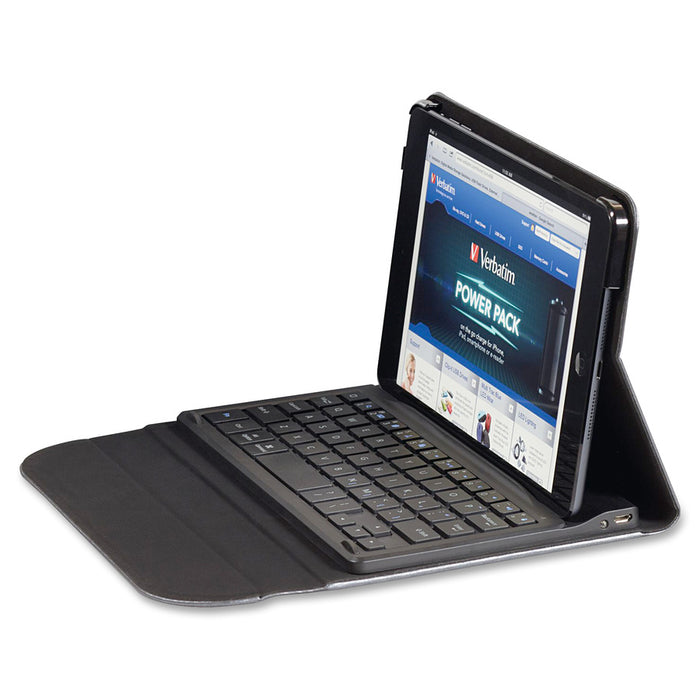Verbatim Folio Mini Case with Keyboard for iPad mini and iPad mini with Retina Display - Black