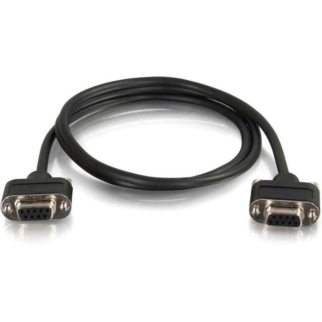 C2G 25ft CMG-Rated DB9 Low Profile Cable F-F