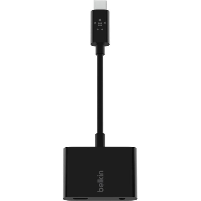 Belkin RockStar 3.5mm Audio + USB-C Charge Adapter