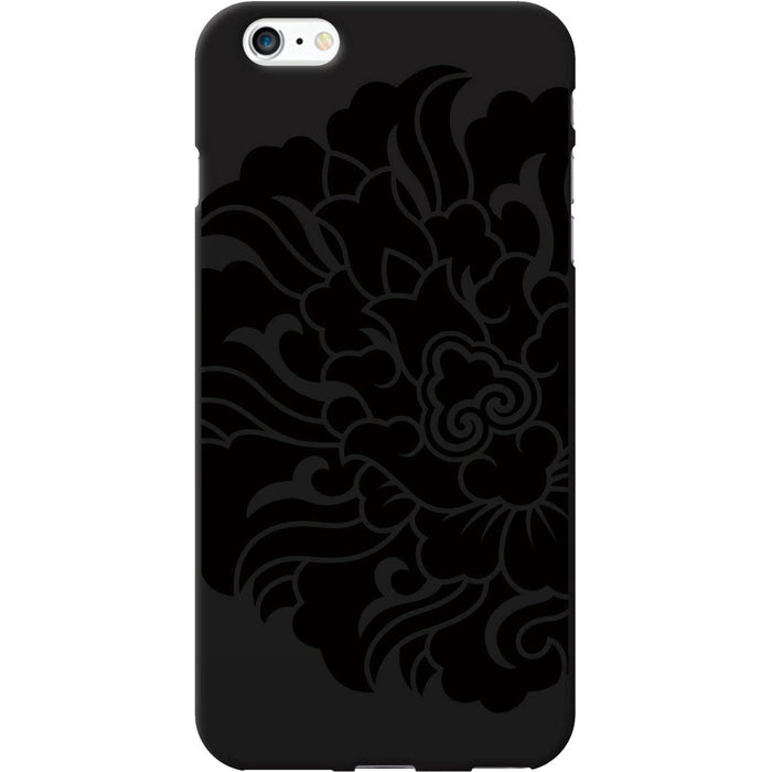 OTM iPhone 6 Plus Black Matte Case Black/Black Collection, Damask